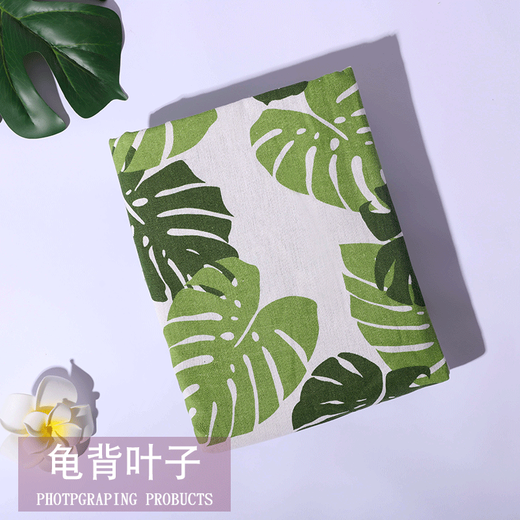 Jiazhilu tablecloth cotton and linen small fresh rectangular tablecloth tea table cloth tablecloth ins style desk cloth student dormitory turtle leaf 100*150cm