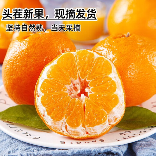 Jingdida Sichuan Chunjian Rake Mandarin Orange Baba Mandarin Net weight 9Jin Jin is equal to 0.5kg Large fruit 80-85mm fresh orange fruit straight from the source