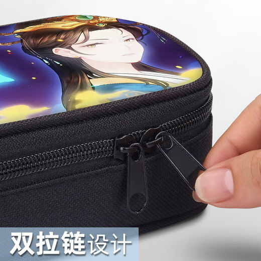 If history is a group of meow pencil bags, primary school students, pencil box, junior high school students, pencil box, men, canvas pencil bag, ZQ15051