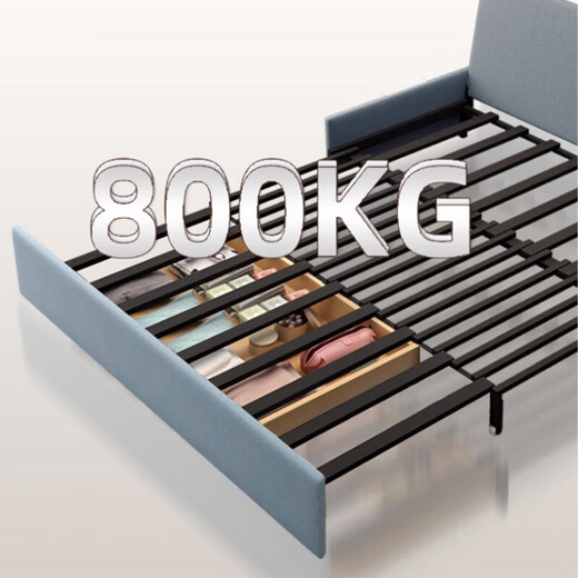 Yilaibao sofa bed dual-purpose folding small apartment living room bedroom household Internet celebrity model multi-functional sitting and sleeping storage push-pull coconut palm model + storage box (harder) / note color 1.8 meters outer diameter removable and washable cotton and linen