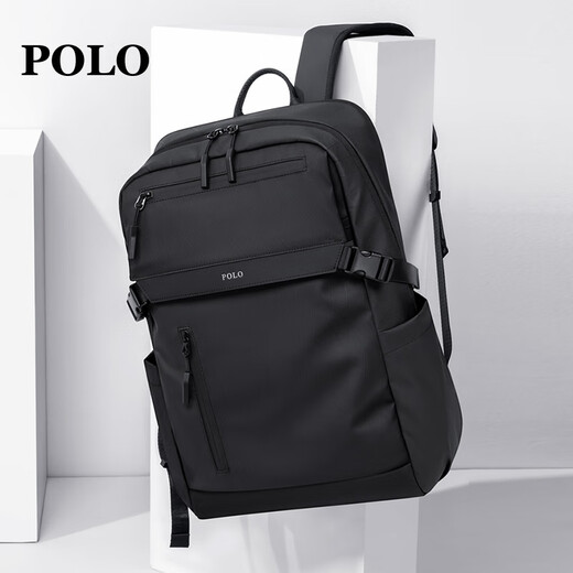 POLO Backpack Men's Short Travel Backpack Large Capacity School Bag 16/17.3 Inch Computer Bag Business Travel Bag