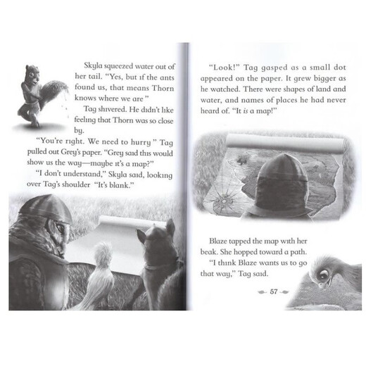 英文原版 火鹰传奇1-6册 The Last Firehawk 学乐大树Branches系列 奇幻魔法动作冒险畅销桥梁章节书 蓝思560-650L 英语学习课外阅读读物 6-12岁美国学乐出版社