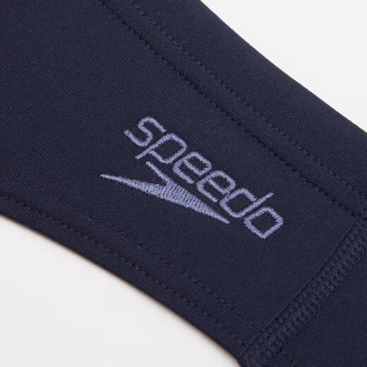 Speedo swimming trunks men's ECO environmental protection series lightweight anti-chlorine slimming solid color triangle swimming trunks dark blue 32