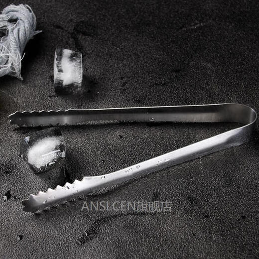 ANSLCEN Ice Cube KTV Stainless Steel Ice Bucket Bar Wine Bucket Nightclub Ice Bucket Portable Single-layer Bucket Champagne Bucket Ice Bucket + Ice Clamp