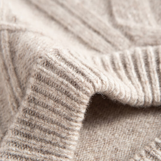 Shanshan Heavy Thick Cardigan Men's Warm, Comfortable, Soft and Waxy Autumn and Winter Business Casual Pullover Sweater Bottoming Shirt