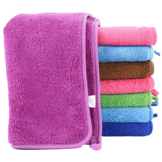 Thickened household floor wiping rags are not prone to lint, housework cleaning towels, table wiping, kitchen dishwashing cloths are not prone to oil stains, elegant and refined edges, 40*60 pack of two pieces