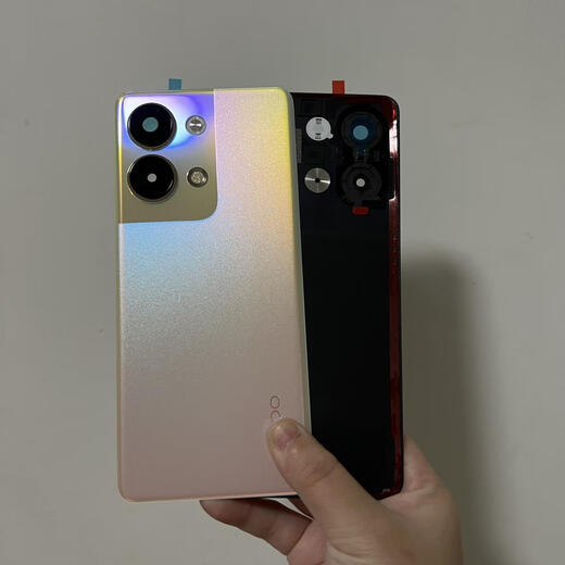 A Suitable for OPPO Reno9 original disassembled back cover RENO9pro rear shell 9Pro + original back cover battery cover Reno9 Weixun original disassembled back cover with frame mirror