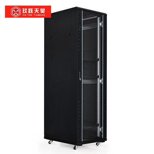 Jiuyue Tianhao cabinet thickened 42u network cabinet 2 meters high 800 wide 800 deep UPS computer room weak current monitoring cabinet server cabinet