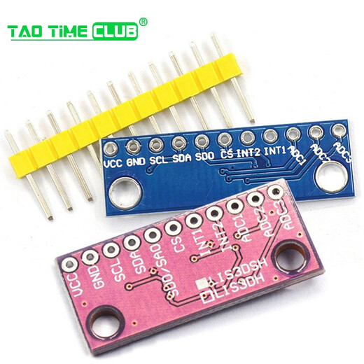 LIS3DSH three-axis high-resolution accelerometer module LIS3DH three-axis acceleration module LIS3DH three-axis acceleration module blue board 12C/SPI interface