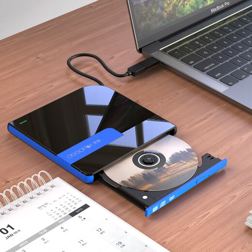 Deepfox mobile optical drive external USB interface optical drive burner dvd/cd notebook desktop computer burning external optical disc drive USB3.0 mobile external optical drive burner-white