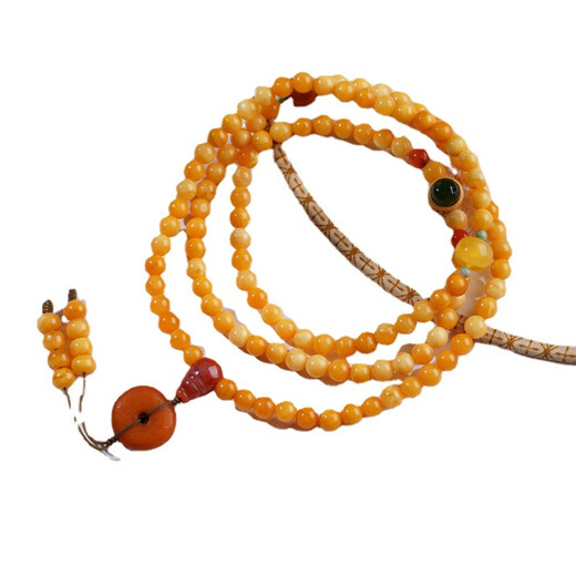 Longyin Beeswax Bracelet Amber Bracelet for Women and Men Multiple Circles with Jasper Southern Red Turquoise Birthday Gift MZ About 5.5mm