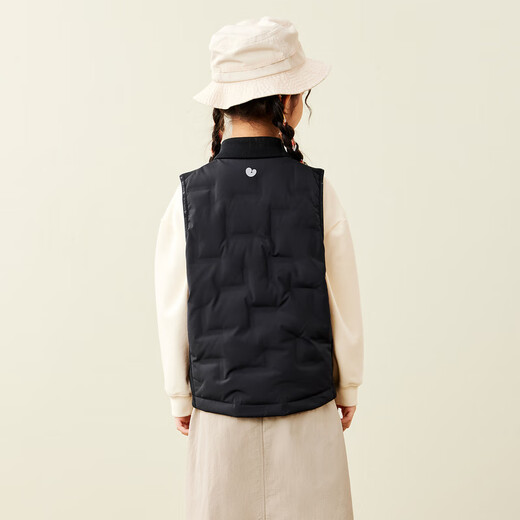 Mini Bala mini parent-child contrasting color soft down jacket for boys and girls baby warm down vest