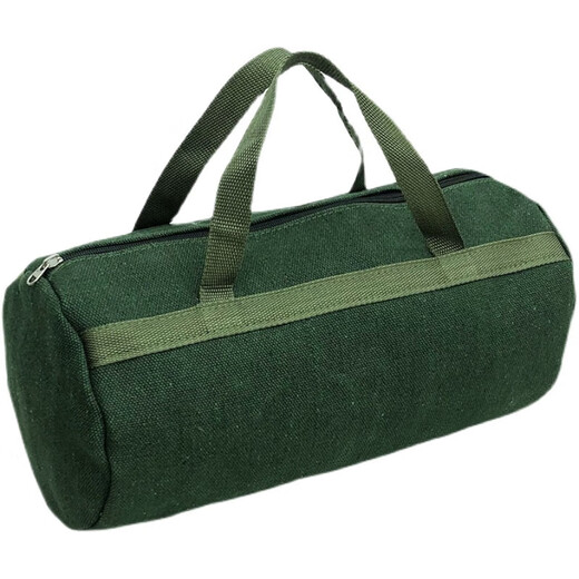 Mo Shenggu tool bag thickened canvas electrician bag car tool bag auto repair bag handbag storage bag multi-functional bag round bag 45*20 cm