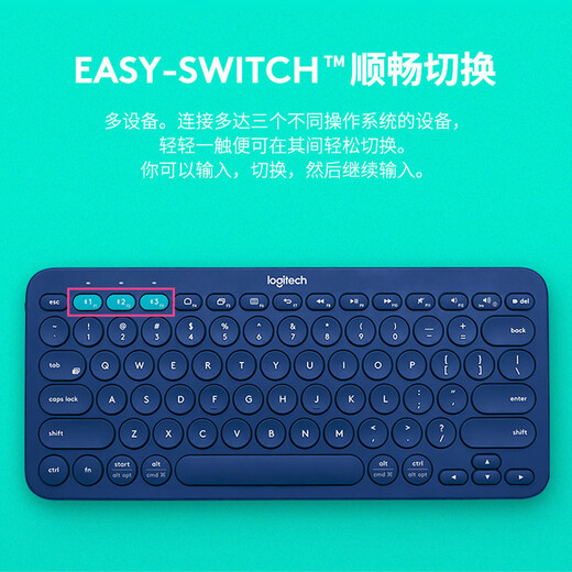 Logitech Fashion Series K380 Wireless Bluetooth Keyboard Ultra-Thin Portable Office Keyboard Android Computer Mobile Phone Tablet iPad Gift for Girls and Girlfriends K380 Black