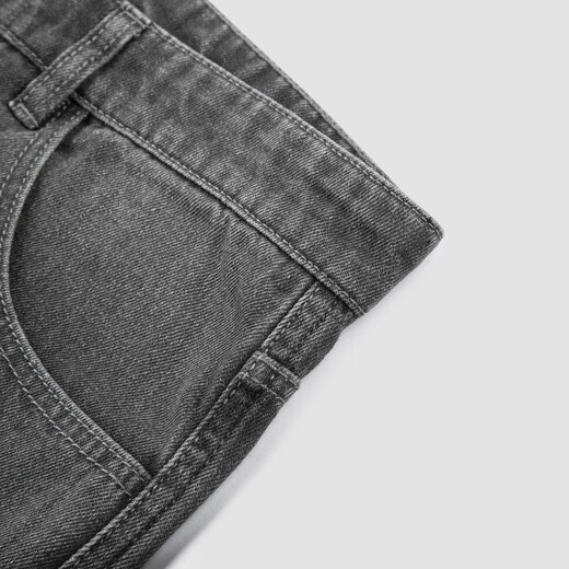 Semir denim trousers for men, spring and autumn retro outdoor overalls, fashionable loose straight pants, gray tone 00422 31