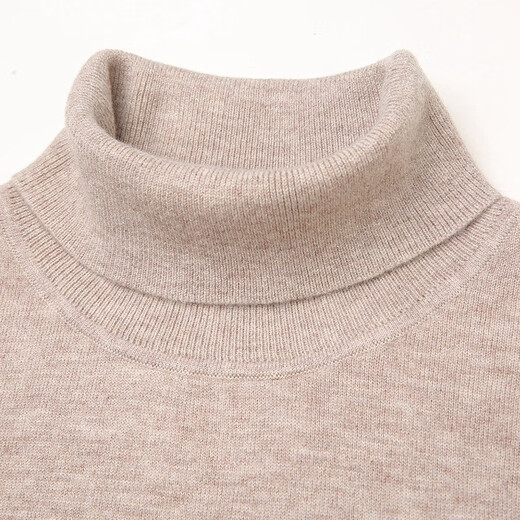 Hengyuanxiang wool sweater men's 100% pure wool autumn and winter young and middle-aged men's turtleneck sweater solid color casual bottoming sweater