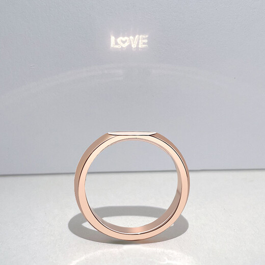 Vangia Diffraction Projection Ring for Girls 925 Silver Couple Ring for Male and Female Couple Birthday and New Year Gift for Girlfriend Platinum-Single Closed Size 15