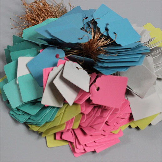 Taipeng plant waterproof tag plastic flower tag gardening tag colorful fruit tree listing seedling tag 7*5cm 200 sheets white