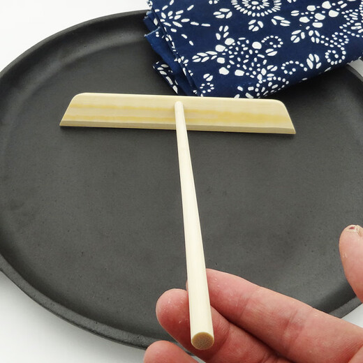 Bei Jingjie commercial bamboo dragonfly household bamboo target Nanzhu scraper enlarged egg pancake special Tianjin pancake fruit tool 18cm large bamboo rake