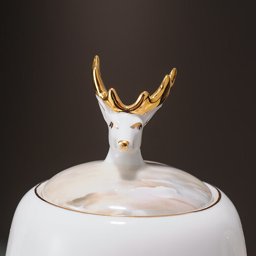 Yanze Light Luxury Wedding Gifts Wedding Gifts for Newlyweds Tea Sets Cup Sets Housewarming Gifts Rotatable Eight-piece Stone Pattern Elegant Water Sets-Gift Box