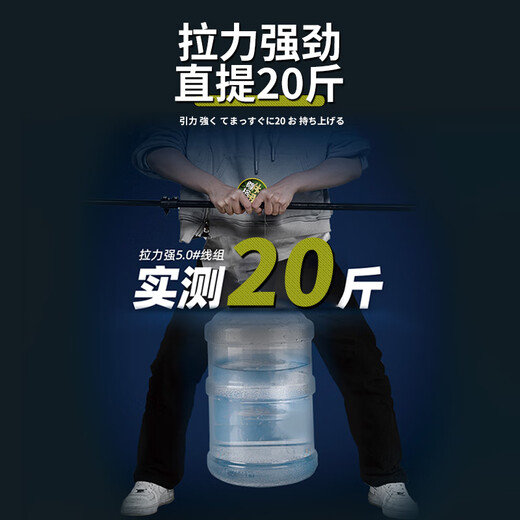 SIMAGO Ximanduo fishing line main line set complete set of imported finished products tied with nylon spotted line 5.4 meters No. 1.5