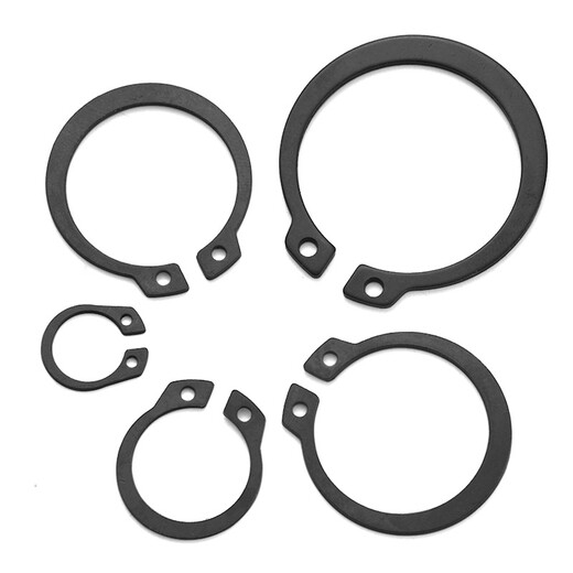 Jinggong (JINGGONG) 65 manganese steel shaft circlip shaft clamp for external circlip shaft circlip C-type circlip GB894 3- 95 15 open hole type (200 pieces)