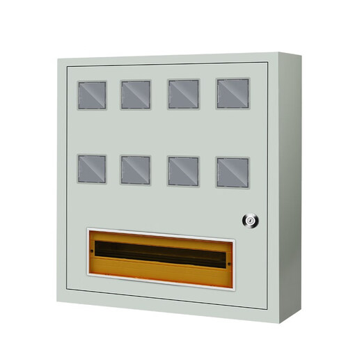 PZ40 Einphasen-Zählerkasten 8-Haushalts-Verteilerkasten DZ47 Führungsschieneninstallation Haushalt Aufputz-Einzel-C45 Wandmontage 8-Haushalt Unterputz 8-Haushalt Aufputz Höhe 650*Breite 600*Tiefe 140