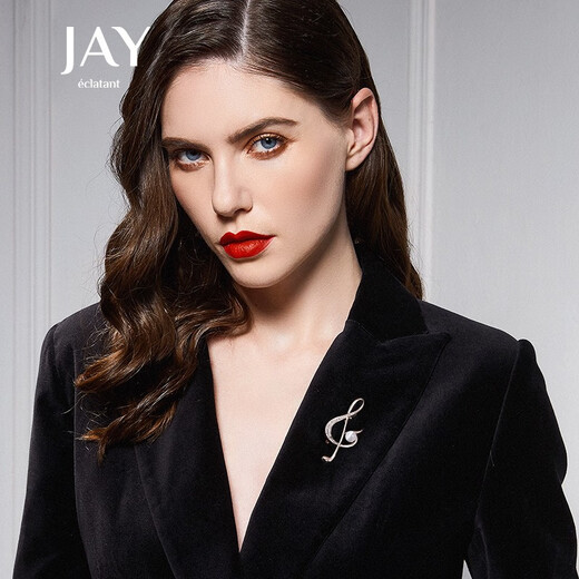 Jay brooch high-end female corsage pin jewelry as a birthday gift for mother-in-law and elders