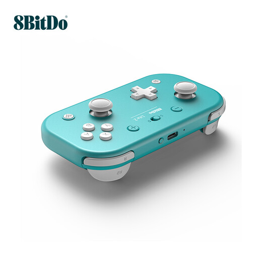 8BitDo Lite 2 Game Controller Bluetooth Wireless The Legend of Zelda Tears of the Kingdom Motion Vibration Switch Game Console Android Peacock Blue