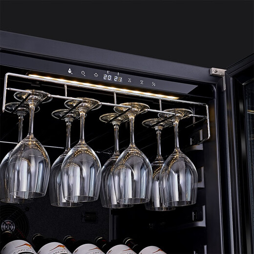 PULADI frequency conversion first-class energy efficiency large-capacity ice bar living room home refrigerator office refrigerator tea cabinet embedded constant temperature red wine cabinet freshness commercial display cabinet villa refrigerator first-class energy efficiency frequency conversion 1.79 meters high ice bar + wine cabinet combination