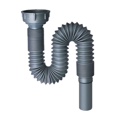 Submarine kitchen sink drain pipe mop pool extension extension sink pool drain pipe deodorant thickened single sink drain A type without plug - suitable for 56mm thread