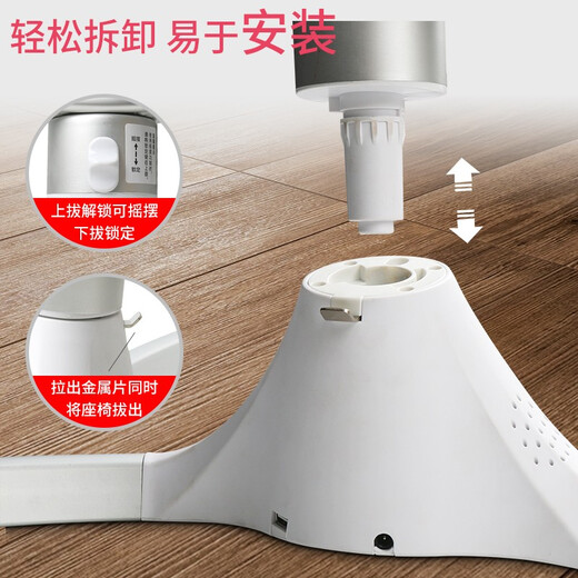 ULOP (ULOP) Baby Schaukelstuhl Baby Elektro-Schaukelstuhl Komfort Schlaflochstuhl Neugeborene Geschenkbox [Backrest verstellbar + Essschild] Elektrischer Schaukelstuhl grau