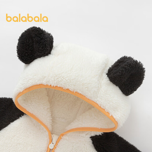 Balabala children's coat boys' clothes 2024 girls autumn and winter baby coral velvet children's clothing fashionable and cute 208424105203