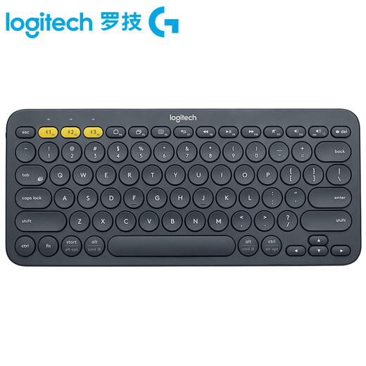 Logitech Fashion Series K380 Wireless Bluetooth Keyboard Ultra-Thin Portable Office Keyboard Android Computer Mobile Phone Tablet iPad Gift for Girls and Girlfriends K380 Black