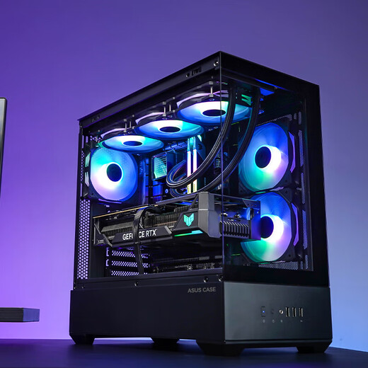 ASUS ROG family bucket AMD R7 9700X/RX9070XT host 5070Ti host 5060Ti graphics card AI designer game desktop assembly computer complete assembly machine seven R7 9700X丨RTX5070Ti