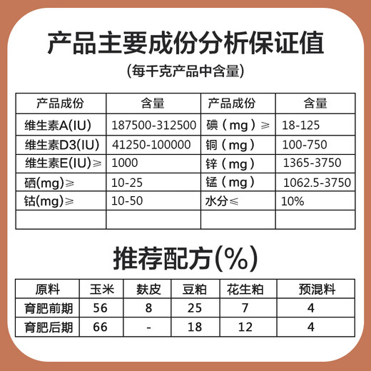 East China Zhengda 4% beef cattle and sheep premixed calf and lamb fattening cattle and sheep material to fatten and gain weight, pull the skeleton without loose stools, and get 1 free for 10 special materials for sheep (11 bags are issued)