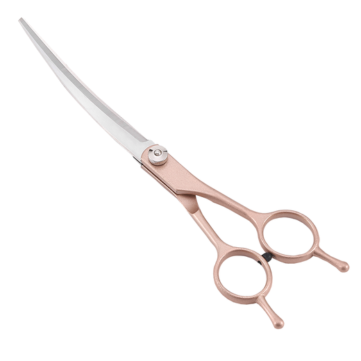 Tanizaki pet grooming scissors, dog hair tool set, 7-inch split scissors, professional trimming scissors, curved scissors, Teddy cat and dog universal haircut tool, pet scissors #dental scissors + curling scissors, storage bag
