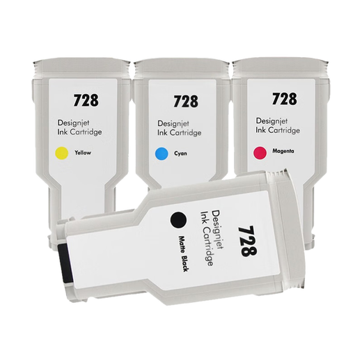 京呈适用惠普HP728号墨盒HP DesignJet T730 T830绘图仪T1600 2600打印机 【300ML】HP 730 青色墨盒（海外版）