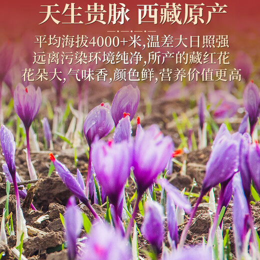 Minnong-Safran-Geschenkbox, 8 g, tibetische Sonderqualität, praktische Geschenke zum doppelten Neuntenfest für Älteste und Schwiegermutter