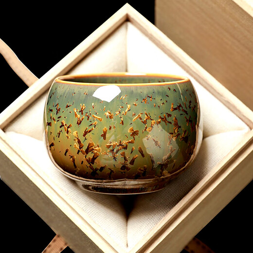 Ginkgo outside the walls of the Forbidden City丨Master cup single cup teacup teacup ceramic drinking cup for men and women, personal tea cup Ginkgo cup outside the walls of the Forbidden City safely packaged 200ml