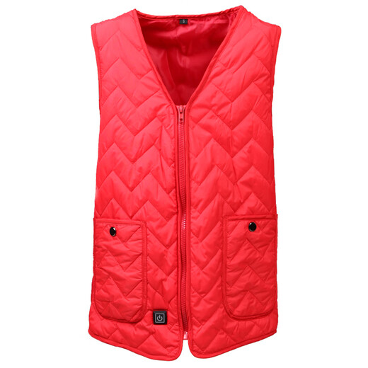 Thermal Diamond Heated Vest Power Bank Charging Heating Clothes Women's USB Electric Heating Vest Electric Heating Vest Men Blue Black (With Power Bank) M (100-140 Jin Jin equals 0.5 kg) Women's Model