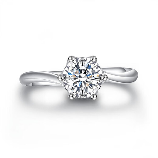 AVHE Platinum Ring Platinum Couple Ring Diamond Ring Cultured Diamond Artificial Request Platinum Wedding Gift for Chinese Valentine’s Day Wife Twist Arm Diamond Ring-1 Carat D Color/VVS No. 9-20 Circle Can Remark