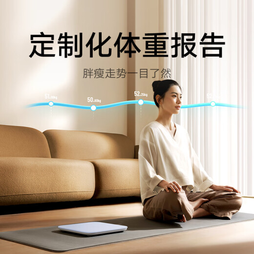 Mijia Xiaomi Intelligente Gewichtsskala S200 Blau Doppelverbundene Home Health Scale Elektronische Skala-Charakter Dual-Modus App-Datenmessung Intelligentes Analyse Gewichtsmanagement