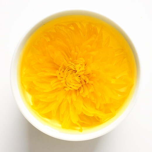 Chen Yifan Golden Silk Emperor Chrysanthemum Selected about 200 large yellow chrysanthemums, 100g herbal tea bags made of wolfberry soaked in water