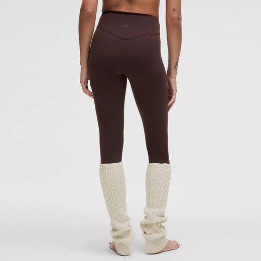 Lululemon丨Ribbed Knit Women's Wool Blended Ribbed Knit Warm Leg Covers LW9FDMS Variegated Bone White O/S