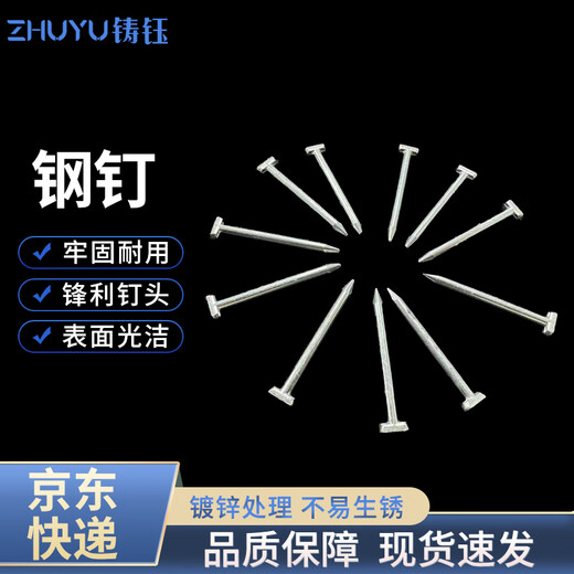 Zhuyu Steel Nails Cement Nails Concrete Nails Decorative Iron Nails 45mm (200 pcs)
