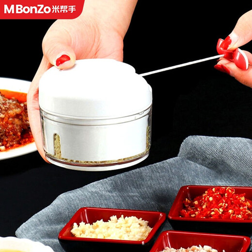 Rice helper garlic masher, household garlic masher, garlic puller, mini ginger food supplement grinder, meat grinder, garlic masher, powerful model 170ML garlic masher, strong and durable