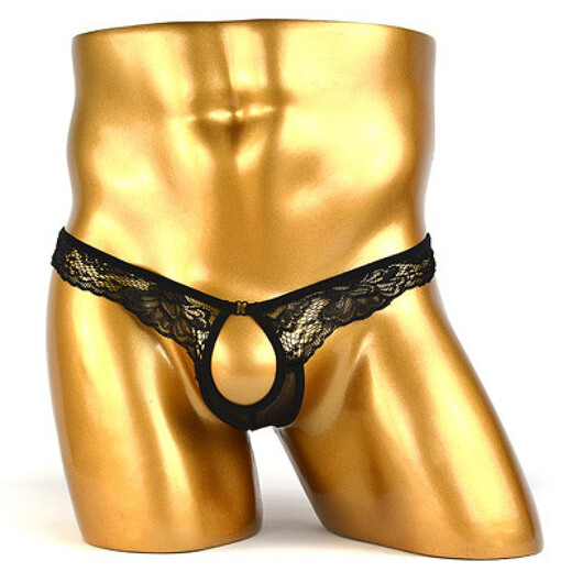 Confidential delivery, sexy men's sexy underwear, men's thong underwear, fully transparent T-pants, passion-free nightclub opening, large size gay men using male masturbation, alternative transparent, pink, one size fits all