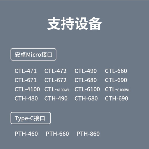 
Benojia wacom digital board data cable ctl672 472 690 6100 and Guanyingtuo Pro hand-painted board charging cable PTH460/660/860/Type-c elbow 2 meters