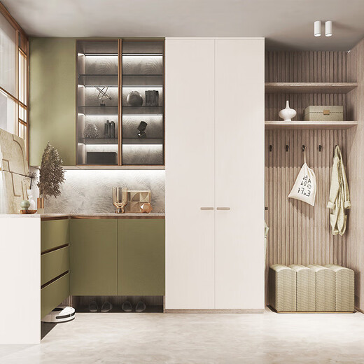 Sofia Customized Wardrobe Bedroom Cabinet Light Luxury Cloakroom Overall Large Wardrobe Whole House Customized Bedroom Furniture Storage Cabinet Yuan/Misu Series